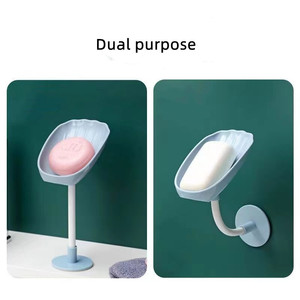 Offre Spéciale design créatif debout <span class=keywords><strong>et</strong></span> mural <span class=keywords><strong>porte</strong></span>-<span class=keywords><strong>savon</strong></span> à double usage pour <span class=keywords><strong>porte</strong></span>-<span class=keywords><strong>savon</strong></span> de salle de bain accessoires de salle de bain - Product Image 5