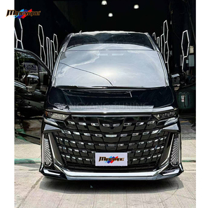 Recién llegado, parrillas de coche, parachoques, accesorios de kit de carrocería para Toyota <span class=keywords><strong>Hiace</strong></span> 2019-2023, actualización a AF60D, Kit de carrocería de estilo Master Edition - Product Image 4