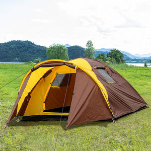 Carpa de Camping Familiar para 2 Personas, de Doble Capa, con una Habitación y un Salón, Impermeable, con Protección Solar, Gran Capacidad, para Pasar la Noche, de Oxford - Product Image 4