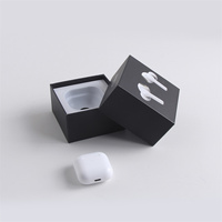 Boîtes cadeaux de conception gratuite OEM d'usine 2 pièces en carton imprimé avec couvercles mallette de rangement portable écouteurs ipods boîte d'emballage en papier