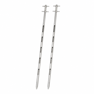 Sonde d'échantillonnage de grains industrielle OEM SUS3515, 150 cm, en acier inoxydable SUS304, double tube, pour riz, maïs, soja - Product Image 2