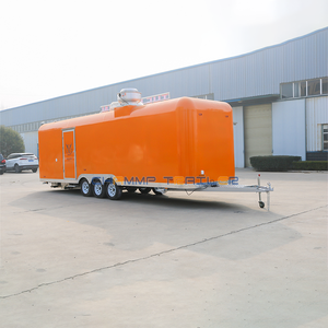 Chammp Vintage Food Trailer Food Kar Op Wielen Mobiele Aanhangwagen Carritos De Comida Rapida Koffie Stand Kiosk Volledige Keuken - Product Image 4