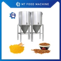 Ligne de traitement automatique du riz nutritionnel avec mélangeur et friteuse, capacité de 300-500 kg/h, équipement de riz en acier inoxydable de qualité alimentaire