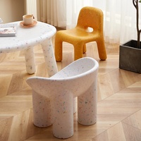 Chaise Enfant Moderne Classique Nordique en Plastique PE, Nouvelle Arrivée du Fournisseur Chinois, Idéale pour Salon, Maternelle, Jardin et Extérieur
