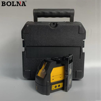Niveau laser croisé DW Mini 2 lignes de haute qualité, qualité industrielle, ligne verte, batterie au lithium, auto-nivelant électronique pour la maison