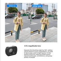 Kit de filtres 52 mm pour DJI Osmo Pocket 3 4, accessoires pour objectif, filtre CPL ND UV, filtre de diffusion noire, filtre étoile nocturne avec adaptateur d'extension