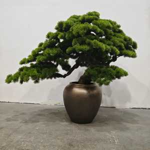 Bonsaï artificiel en pin personnalisé |   Plantes d'intérieur artificielles avec pot pour hôtels, bureaux, restaurants et design d'intérieur commercial - Product Image 2