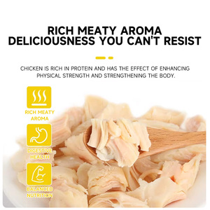 Snack per Gatti a Base di Petto di Pollo Bollito, Cibo Umido, Cubetti di Pollo Fresco Cotto per Gattini, Cuccioli e <span class=keywords><strong>Razze</strong></span> Piccole - Product Image 6