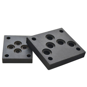 Plaque de couvercle de vanne solénoïde hydraulique 6 10 16 25 mm en fonte avec joint torique, bloc de passage d'huile, plaque déflectrice - Product Image 1