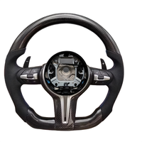 Volant de direction en fibre de carbone modifié, accessoires de voiture pour BMW F30 F32 F10 F20 F07 F01 E46 E60 E90, volant en cuir