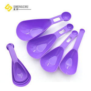 Cốc Đo Nhựa đa chức năng Bộ 4 miếng đặt hai mặt đo muỗng với cà phê sữa bột bột muỗng dụng cụ nướng - Product Image 1