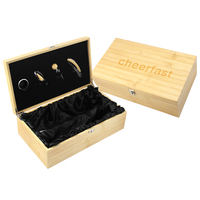 Boîte à vin en bois pour échantillons, la plus populaire, avec 4 accessoires pour homme