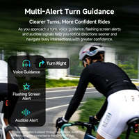 Komputer Sepeda GPS BSC200 Pro, Komputer Sepeda GPS ANT+, Navigasi Rute Odometer Sepeda, Meter Bersepeda Tahan Air dengan Layar Besar