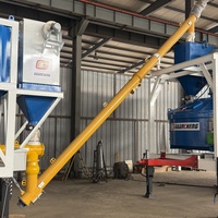 Convoyeur à vis incliné automatique 220V/380V/415V/660V 1.5kW 1000x800x1000mm 100kg pour poudre alimentaire sèche