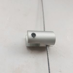 Separador de acabado satinado anodizado de aluminio 16*27 soporte de pantalla de Cable sujetadores de Panel de 3-8mm Abrazadera de señal acrílica para pantalla de Cable - Product Image 4