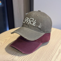 Casquettes Dad Hat en gros, brodées, à calotte souple, avec lettres, pour hommes et femmes