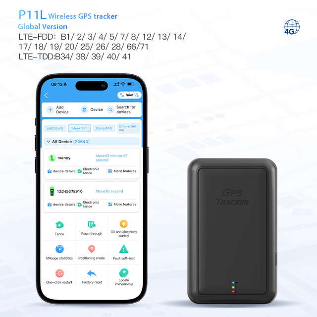 ZOOBII P11L Real-Time Waterproof ACC Detection Beidou GPRS Mini Car GPS Tracker 20000mAh Battery >96H Magnetic GSM 4G Cloud