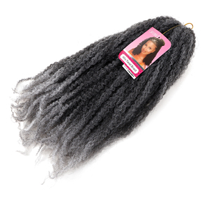 Orientfashion 18inch mềm Marley Twist braids tóc Ombre Nâu tổng hợp Crochet tóc kinky xoăn Marley Twist - Product Image 5
