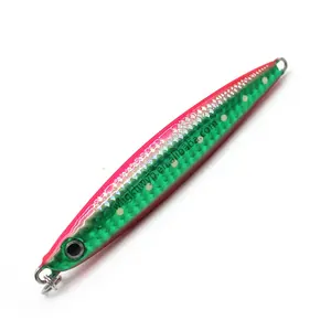 New Colors 40G 60G Jigging Lure Glow Fishing Lures Saltwater Fishing Jigs With UV Effect Metal Jig