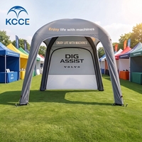 Gazebo gonflable d'extérieur, structure hermétique robuste, tente à structure pneumatique personnalisée pour les événements de marque d'entreprise