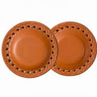 Marqueurs de balle de golf personnalisés en cuir PU, marqueur de balle de golf magnétique, accessoires de golf de luxe portables