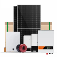 Centrale solaire portable 5000W pour système d'énergie à usage domestique avec port de communication Générateur solaire portable