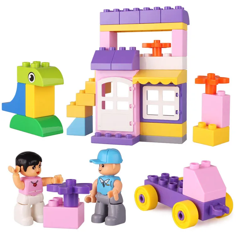 Kompatible kreative Ziegel Bildungs entwicklung Vorschule Stapelbare große Bausteine Spielzeugs ets für Kinder Kleinkind Kinder