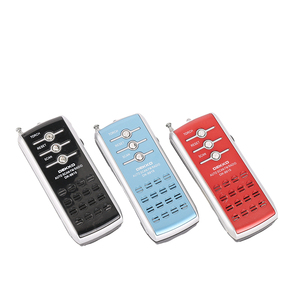<span class=keywords><strong>Radio</strong></span> FM miniature portable avec 2 piles AA, haut-parleur intégré, lampe de poche, plage FM 88-108 MHz, design en plastique - Product Image 6