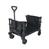 Chariot de plage pliable OEM 120L avec table pour camping et activités extérieures