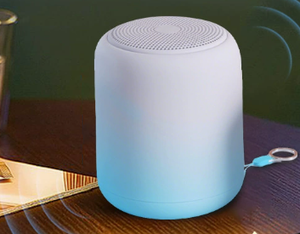 Portable <b>Bluetooth</b> <b>Speaker</b> Cylinder Shape Plastic Cabinet RGB <b>LED</b> Light Wireless Full-Range Audio Outdoor Use - Product Image 3