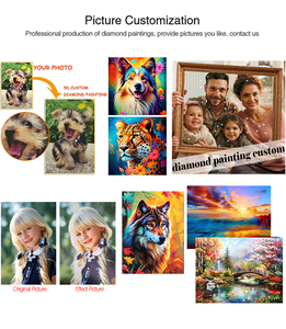 Tùy Chỉnh Sơn Kim Cương Kit Darting Màu Kỳ Lân Đầy Đủ Vòng Khoan Kim Cương Nghệ Thuật Sơn 5D Tự Làm Sơn Kim Cương Thiết Lập - Product Image 6