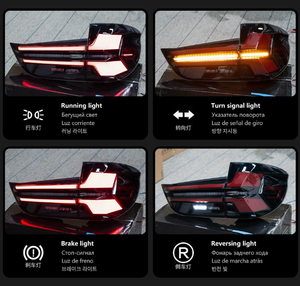 ไฟท้าย LED สำหรับ X5 F15 2014-2018 12V ใหม่ 6000K ไฟเลี้ยวกลางวัน ไฟเบรก 36W สำหรับติดตั้งเพิ่มเติม/อัพเกรด - Product Image 4