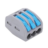 ELEWIND Connecteur universel multifonctionnel à 3 broches, série Plug-and-Plug Connecteurs parallèles souples et durs à bornes rapides