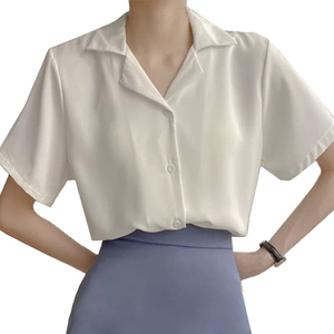 <span class=keywords><strong>Chemise</strong></span> Vintage coupe ample pour <span class=keywords><strong>femme</strong></span> avec boutons - Product Image 3