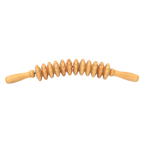 Rodillo de Masaje Corporal de Madera de Alta Calidad, Ajustable, Antideslizante, con Ruedas, para Masaje Corporal - Product Image 5