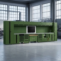 Armoire de rangement d'outils de garage, système d'atelier modulaire, établi en acier robuste, OEM/ODM/OBM, capacité de charge de 500 kg, personnalisable