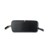 Sacs à main pour femmes en cuir véritable de luxe, motif Saffiano, design élégant, nœud, bandoulière amovible, fermeture éclair, élégant
