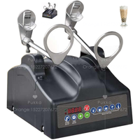 Machine à mélanger le lait en acier inoxydable, avec minuteur, 10 vitesses, appareil à Double tête pour thé à bulles