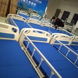 Shileva Manual Hospital <b>Bed</b> SLV-B4010 Adult Medical <b>Bed</b> With Side Rails And <b>Tray</b> <b>Table</b> - Product Image 3