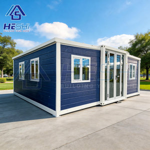 Casa Contenedor Prefabricada Expandible de Lujo Lista para Habitar de 40 y 20 Pies con 1, 2, 3, 4 o 5 Dormitorios y Baño, Casa Móvil Tipo Cabaña - Product Image 1