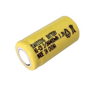 フラットトップバッテリーセル ニッカド 2/3 AA 400mAh 1.2V 充電式電池 - Product Image 5