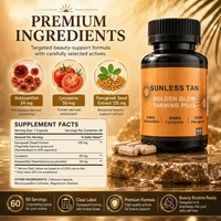 Capsules d'astaxanthine, de lycopène et de fenugrec à marque privée, 60 capsules, extrait naturel de plantes, complément nutritionnel quotidien