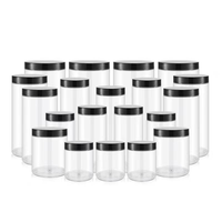 Groothandel Dry Food Fruit Candy Cookie Container Met Huisdier Plastic Pot En Aluminium Deksel Schroefdop Voor Opslag Organisatie