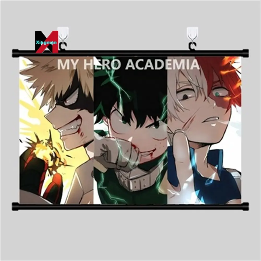 My hero Academy Green Valley boom hao animation hanging picture boom Jiao frozen cloth poster 2D