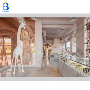 Meubles de style simple de célébrité d'<span class=keywords><strong>Internet</strong></span> <span class=keywords><strong>pour</strong></span> la décoration intérieure de magasin de bonbons Armoire élégante de présentation de gâteau et support de chocolat - Product Image 2