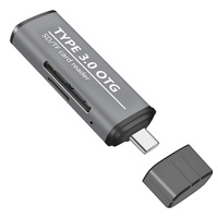 Pembaca Kartu Pintar USB OTG, Pembaca Kartu TF MS M2 XD CF TF SD 3 Dalam 1