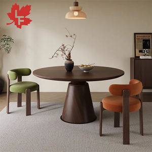 Chaise de salle à manger en bois massif de style nordique simple à bas prix Tobia <span class=keywords><strong>Scarpa</strong></span> avec coussin moelleux pour restaurant - Product Image 1