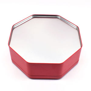 กล่องดีบุกทรงแปดเหลี่ยมทำจากโลหะขนาดใหญ่กล่องของขวัญคริสต์มาสกล่องใส่เค้กบิสกิตกล่องดีบุกสำหรับเก็บอาหารดีไซน์ใหม่ - Product Image 4