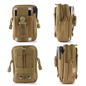 Bolso Vintage de gran capacidad para teléfono, riñonera de camuflaje multiusos, para deportes al aire libre, informal, para tarjetas, monedero, hecho con cremallera, Oxford - Product Image 4