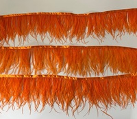 Nouvelle Tendance 2026 : Plumes d'autruche 1-2 plis, franges et garnitures en plumes d'autruche pour accessoires de robes de haute couture (vente en gros)
